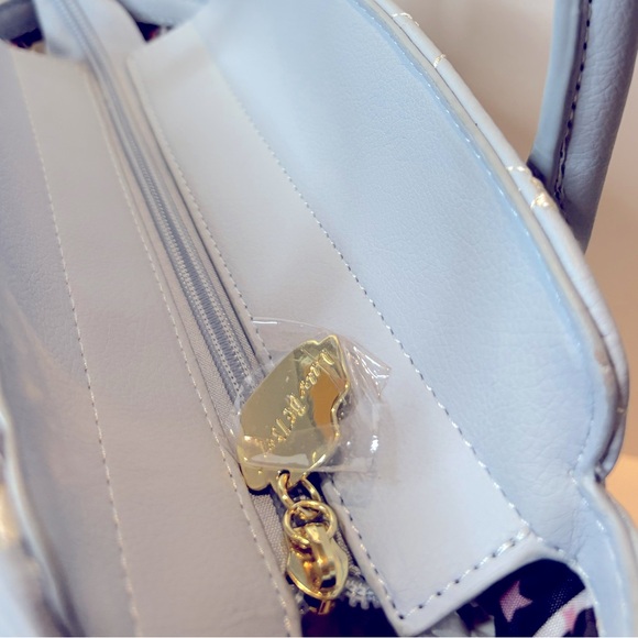 Betsey Johnson Pastel Blue Quilted Crossbody Bag - Picture 5 of 10